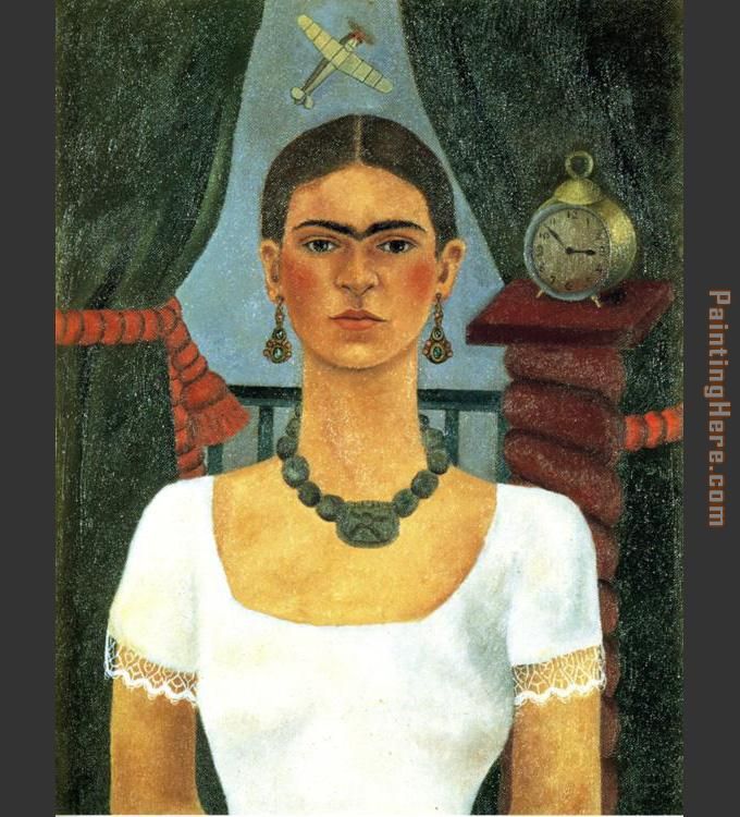 Self-Portrait painting - Frida Kahlo Self-Portrait art painting